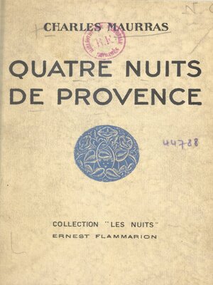 cover image of Quatre nuits de Provence